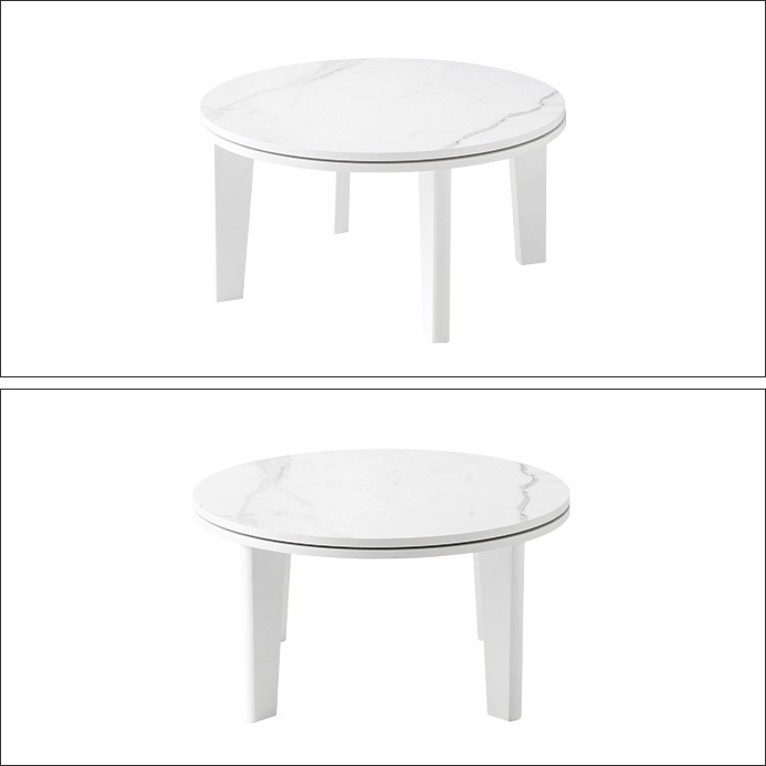 こたつテーブル 円形 直径68cm 遠赤外線ヒーター オールシーズン コンパクト 一人用_20