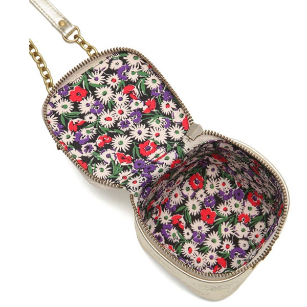 チェイス 2wayバニティバッグ 羊革 鞄 バッグ ショルダーバッグ 斜めがげ ハンドバッグ 金 ゴールド 蝶 バタフライ ポーチ ハート レザー ブランド ブランド クリスマス ハロウィン バレンタ