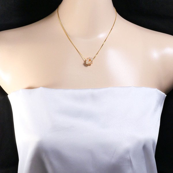 K18 18金 YG イエローゴールド ネックレス パール(真珠) 約40cm ジュエリー 中古 K18 18金 YG イエローゴールド ネックレス パール(真珠) 約40cm ジュエリー 中古