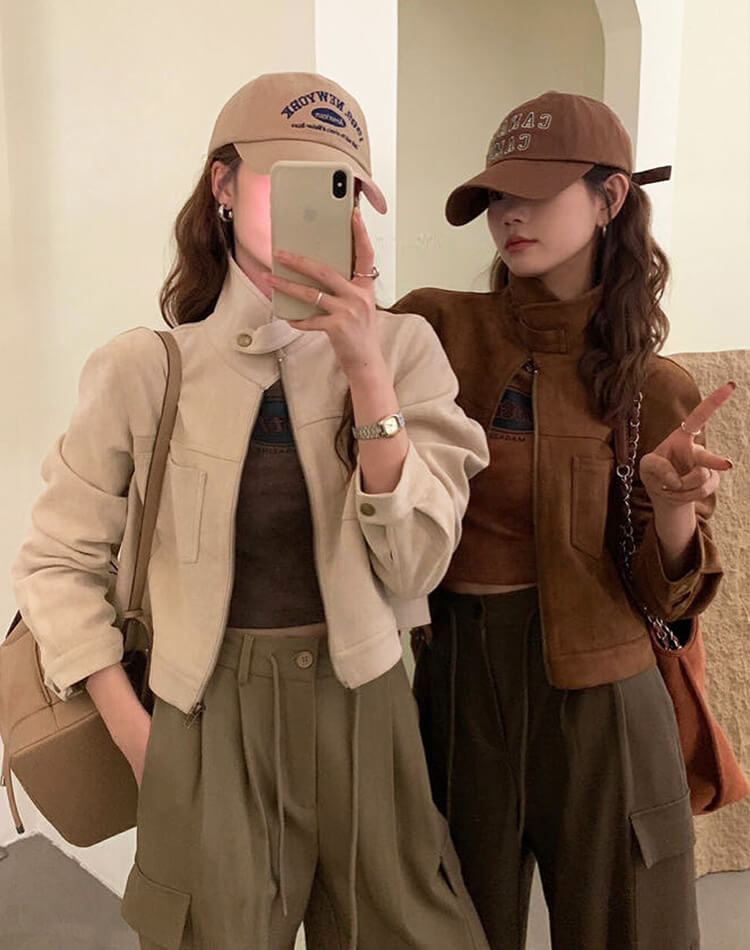 アウター レディース ジャケット 韓国 春 秋 冬 秋冬 ライダースジャケット スウェード スエード ブルゾン きれいめ エレガント おしゃれ 大人 クロップド丈 スタンドカラー ピンク 黒 白 キャ アウター レディース ジャケット 韓国 春 秋 冬 秋冬 ライダースジャケット スウェード スエード ブルゾン きれいめ エレガント おしゃれ 大人 クロップド丈 スタンドカラー ピンク 黒 白 キャ