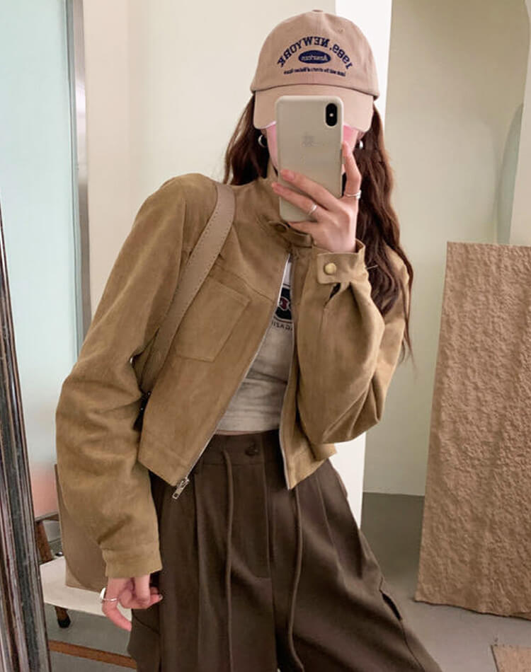 アウター レディース ジャケット 韓国 春 秋 冬 秋冬 ライダースジャケット スウェード スエード ブルゾン きれいめ エレガント おしゃれ 大人 クロップド丈 スタンドカラー ピンク 黒 白 キャ アウター レディース ジャケット 韓国 春 秋 冬 秋冬 ライダースジャケット スウェード スエード ブルゾン きれいめ エレガント おしゃれ 大人 クロップド丈 スタンドカラー ピンク 黒 白 キャ