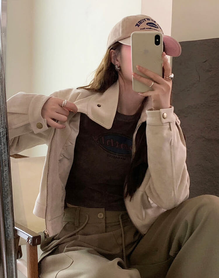 アウター レディース ジャケット 韓国 春 秋 冬 秋冬 ライダースジャケット スウェード スエード ブルゾン きれいめ エレガント おしゃれ 大人 クロップド丈 スタンドカラー ピンク 黒 白 キャ アウター レディース ジャケット 韓国 春 秋 冬 秋冬 ライダースジャケット スウェード スエード ブルゾン きれいめ エレガント おしゃれ 大人 クロップド丈 スタンドカラー ピンク 黒 白 キャ