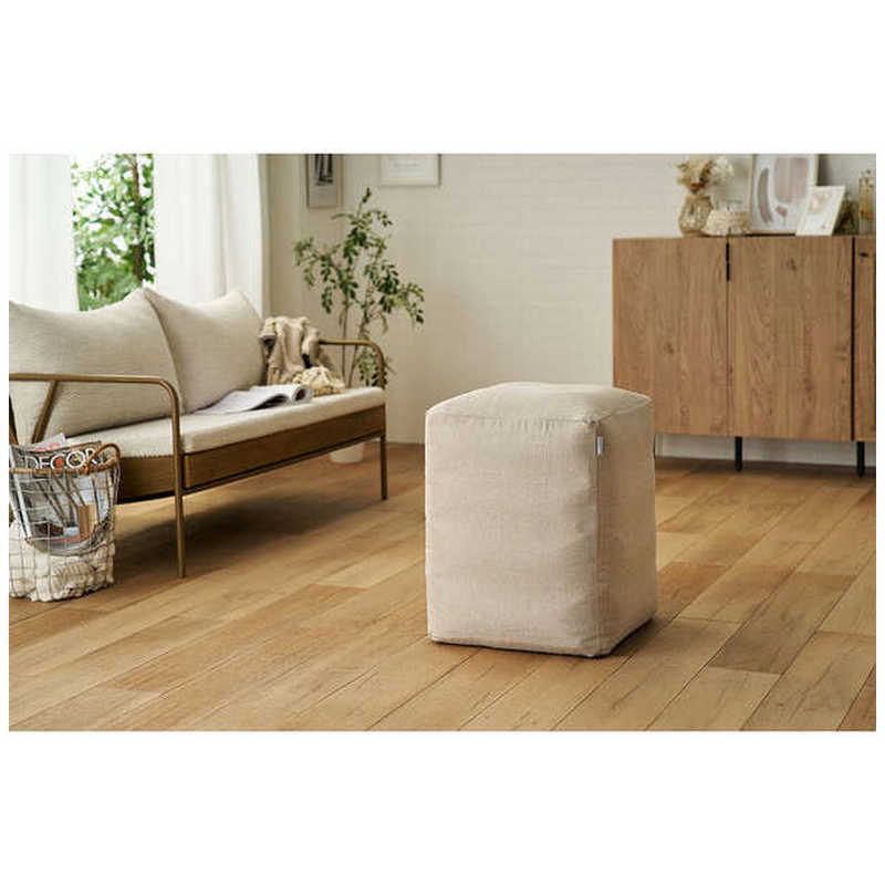 エレコム　ELECOM　四角いバランスボール(55cm) ベージュ　HCFBBCUBE55BE