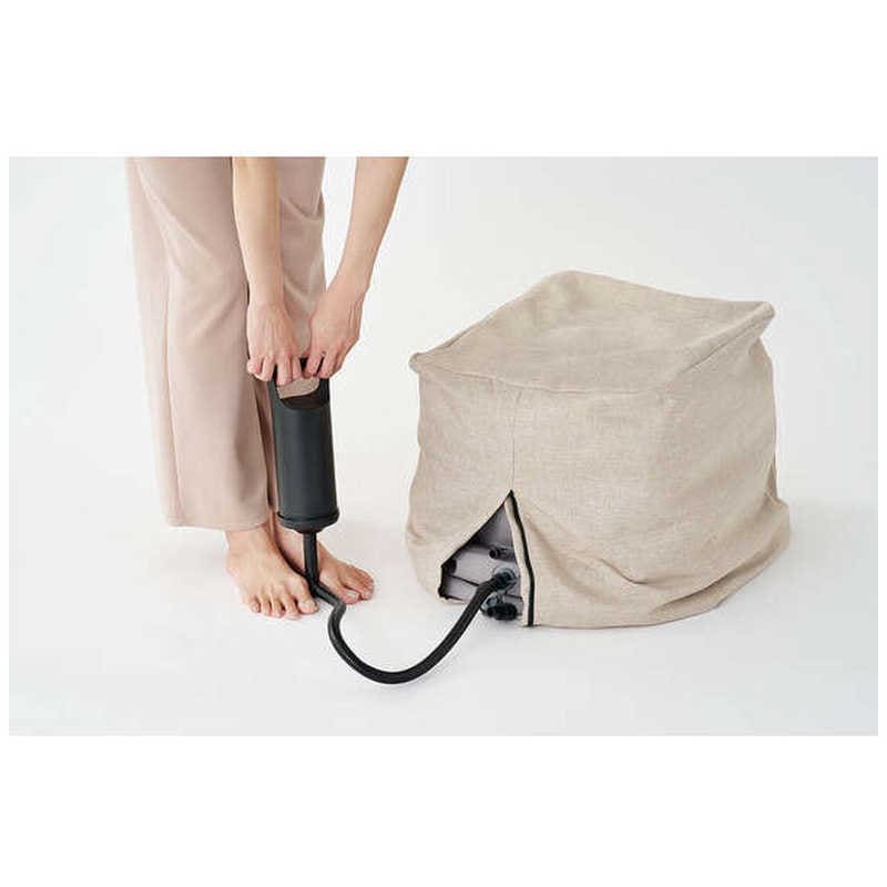 エレコム　ELECOM　四角いバランスボール(55cm) ベージュ　HCFBBCUBE55BE