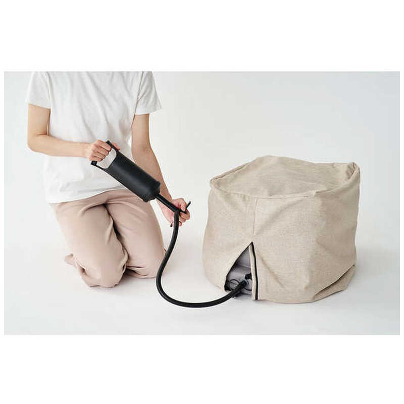 エレコム　ELECOM　四角いバランスボール(55cm) ベージュ　HCFBBCUBE55BE