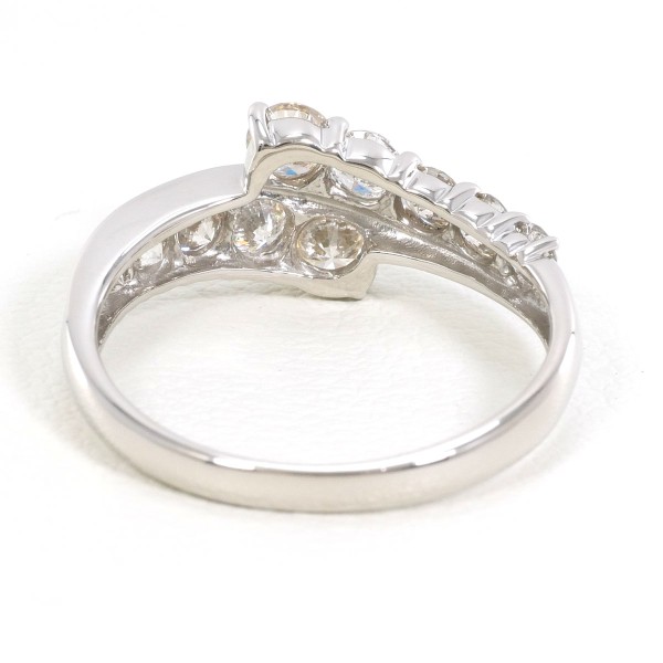 PT900 プラチナ リング 指輪 13号 ダイヤ 1.00 総重量約3.0g ジュエリー 中古 PT900 プラチナ リング 指輪 13号 ダイヤ 1.00 総重量約3.0g ジュエリー 中古