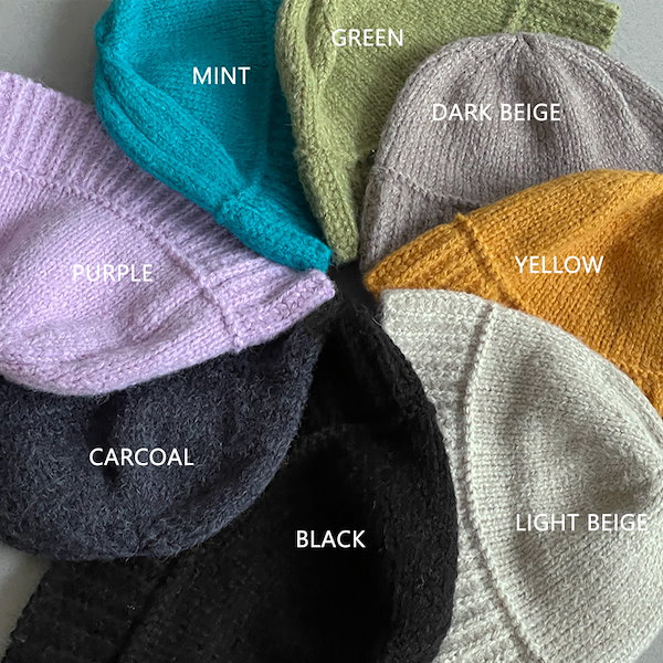 BTS ジョングク着用★Ellioti★大人気★Wool Knit Bucket Hat BTS ジョングク着用☆Ellioti☆大人気☆Wool Knit Bucket Hat