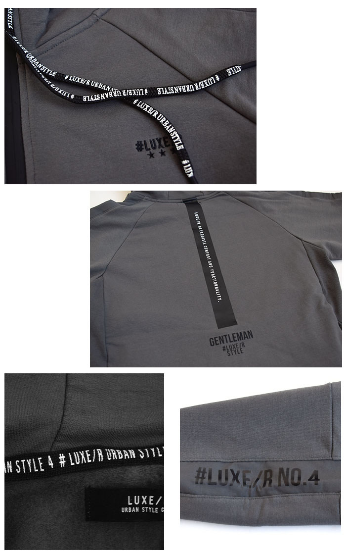 LUXE/R ラグジュ ゴルフ アウター パーカーフリース ジップアップパーカー 長袖 メンズ レディース ユニセックス 春 秋 冬 M L XL 45770