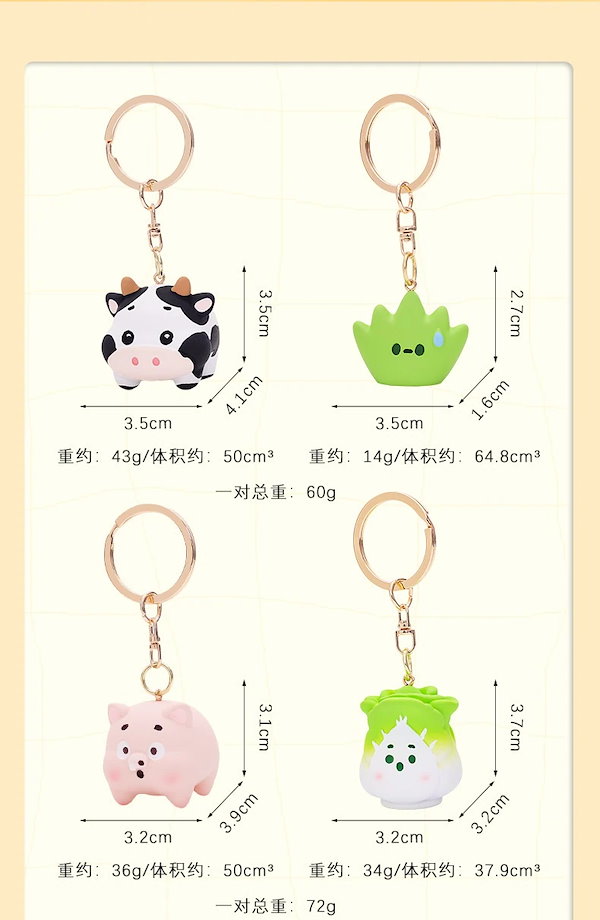 Qoo10] ちいかわ マスコット キーホルダー ぬい