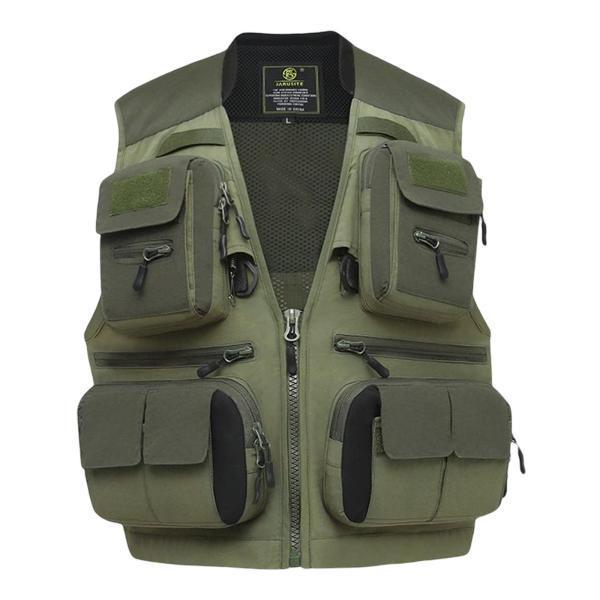 ノースリーブジャケットチョッキクイックドライ男性女性フライフィッシングベストハイキングM ノースリーブジャケットチョッキクイックドライ男性女性フライフィッシングベストハイキングM