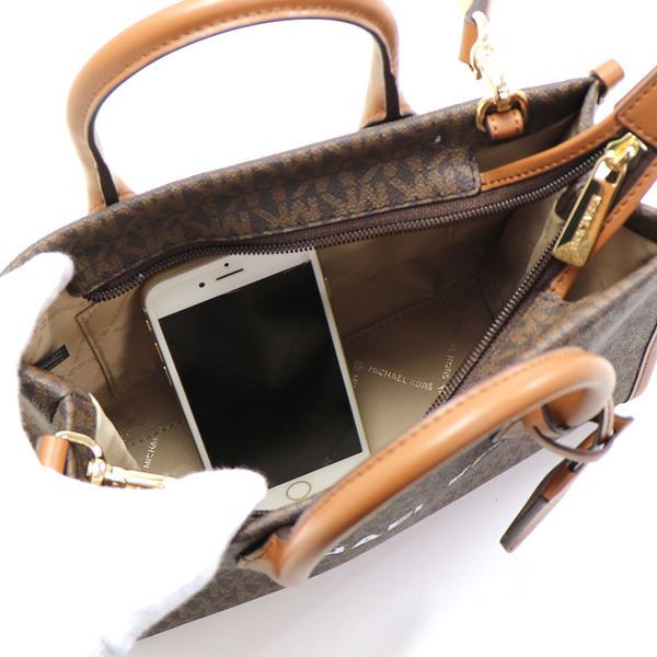 ショルダーバッグ レディース 2Way ハンドバッグ ブラウン 35S4G7ZC5B BROWN