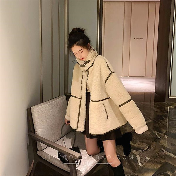 Qoo10] オンリーワントゥーユー パイピングボアジャケット フライトジャケ