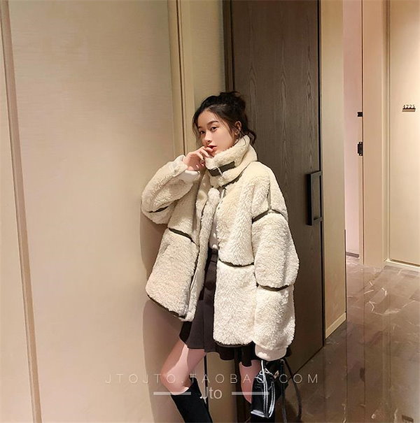 Qoo10] オンリーワントゥーユー パイピングボアジャケット フライトジャケ