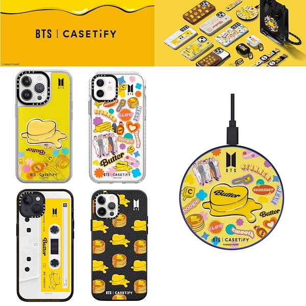 BTS Dynamite Butter iPhoneケース スマホケース ワイヤレス充電器