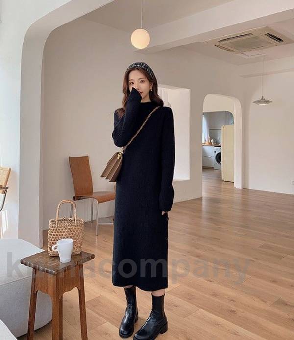ニット ワンピース ロング 長袖 ハイネック 冬 秋 黒 体型カバー ゆったり リブニットワンピース 大きいサイズ 3L 4L 秋冬 Iラインワンピース スリット シンプル カジュアル おしゃれ 20 ニット ワンピース ロング 長袖 ハイネック 冬 秋 黒 体型カバー ゆったり リブニットワンピース 大きいサイズ 3L 4L 秋冬 Iラインワンピース スリット シンプル カジュアル おしゃれ 20