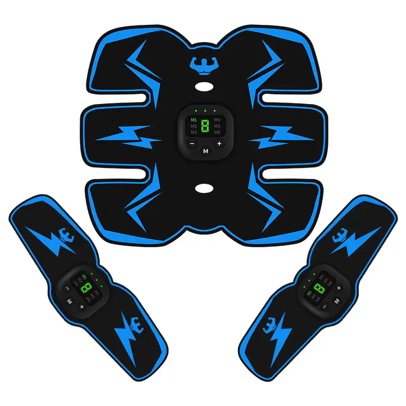 最安値 6モードEMS 腹筋ベルト 腹筋パッド 腹筋マシン腹筋全身鍛え操作簡単USB充電