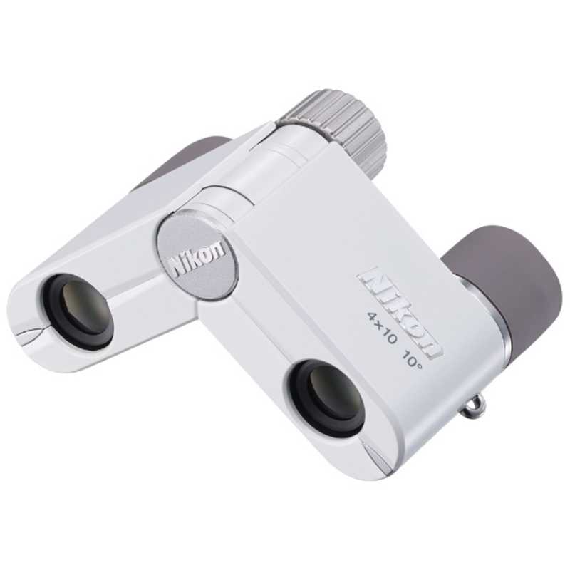 ニコン Nikon 4倍双眼鏡「遊」ホワイト 4×10D CF ニコン Nikon 4倍双眼鏡「遊」ホワイト 4×10D CF
