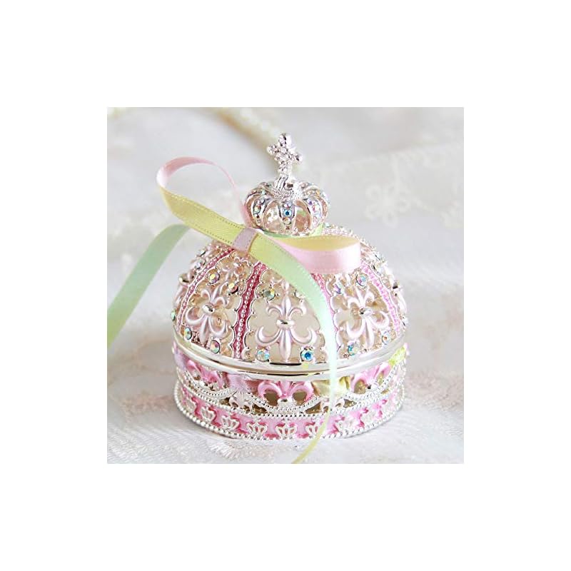 リボン付き クラウン ピィアース 各色 【ピィアースより直接仕入れショップ】 (シルバーピンク) リボン付き クラウン ピィアース 各色 【ピィアースより直接仕入れショップ】 (シルバーピンク)