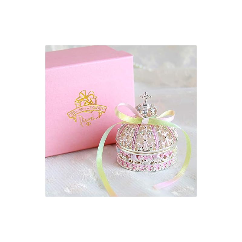 リボン付き クラウン ピィアース 各色 【ピィアースより直接仕入れショップ】 (シルバーピンク) リボン付き クラウン ピィアース 各色 【ピィアースより直接仕入れショップ】 (シルバーピンク)