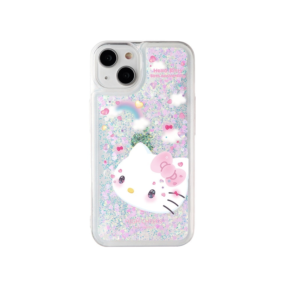 HIGH CHEEKS 韓国 Sanrio The Future in Our Eyes_Hello Kitty Glitter Case_HC2434GP002Oスマホケース