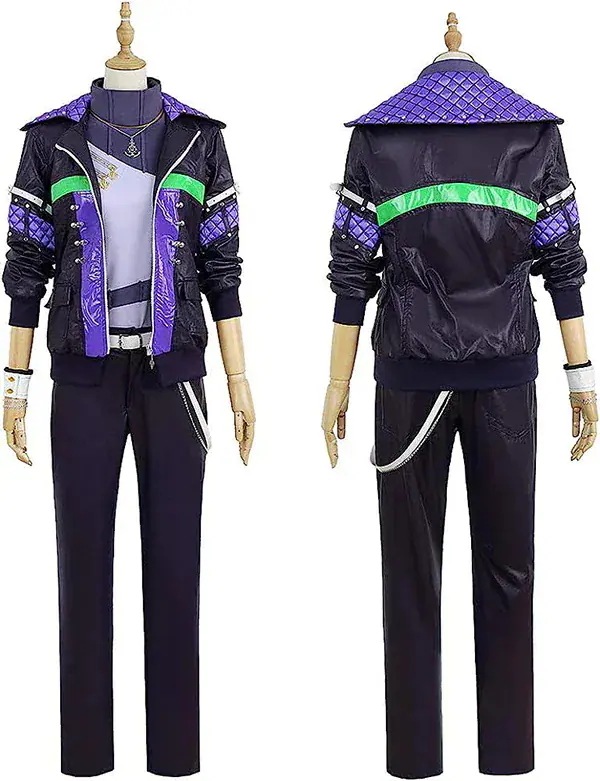 一部在庫あり にじさんじ 不破湊 コスプレ 衣装 ふわみなと コスプレ衣装 ハロウィン クリスマス 学園祭 文化祭 仮装 コスチューム コスプレ衣装＋ネックレス付き ウィッグ 靴 追加可能