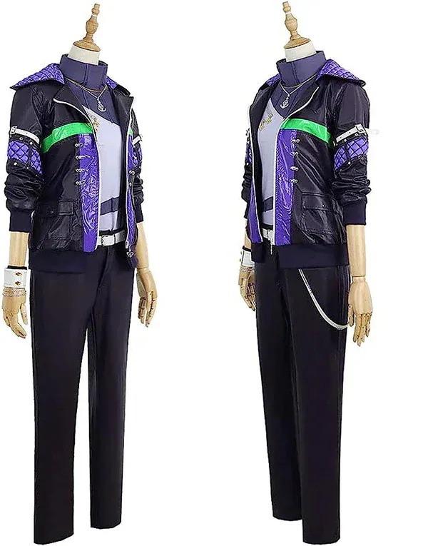 一部在庫あり にじさんじ 不破湊 コスプレ 衣装 ふわみなと コスプレ衣装 ハロウィン クリスマス 学園祭 文化祭 仮装 コスチューム コスプレ衣装＋ネックレス付き ウィッグ 靴 追加可能