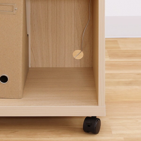 白井産業 ONA-6045W NA 木製オフィスワゴン オフィスコ2 メーカー直送