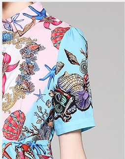 レトロプリント ワンピース エスニック ショートディスカウント メンズライク マニッシュ ラブリー レトロプリント ワンピース エスニック ショートディスカウント メンズライク マニッシュ ラブリー