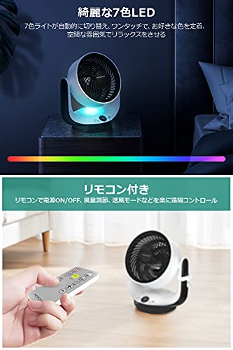 デジタル表示＆3D首振りサーキュレーター... : 家電 即納新品
