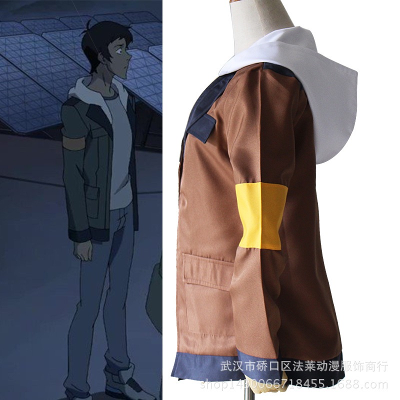 在庫あり ボルトロン 伝説の守護者 セイントランス コスプレ衣装 ジャケット グレー ショートコート 衣装 男性