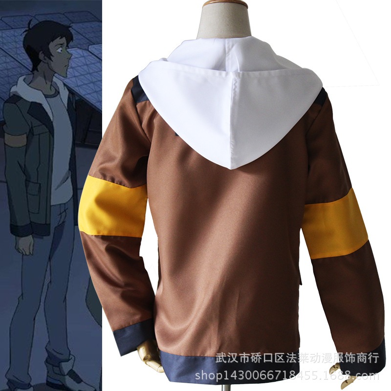 在庫あり ボルトロン 伝説の守護者 セイントランス コスプレ衣装 ジャケット グレー ショートコート 衣装 男性