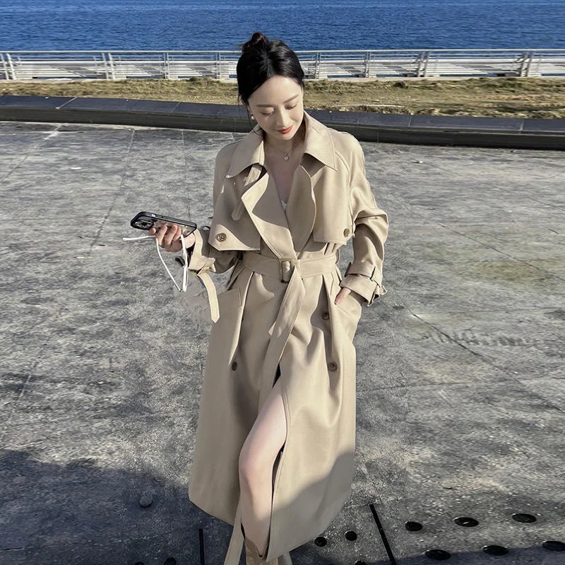 春トレンチコート 新作 トレンチコート 大人っぽチェスターコ アウター セミロング 英伦風 コート 流行りコート Jジャケット ロングコート レディース 大きいサイズ