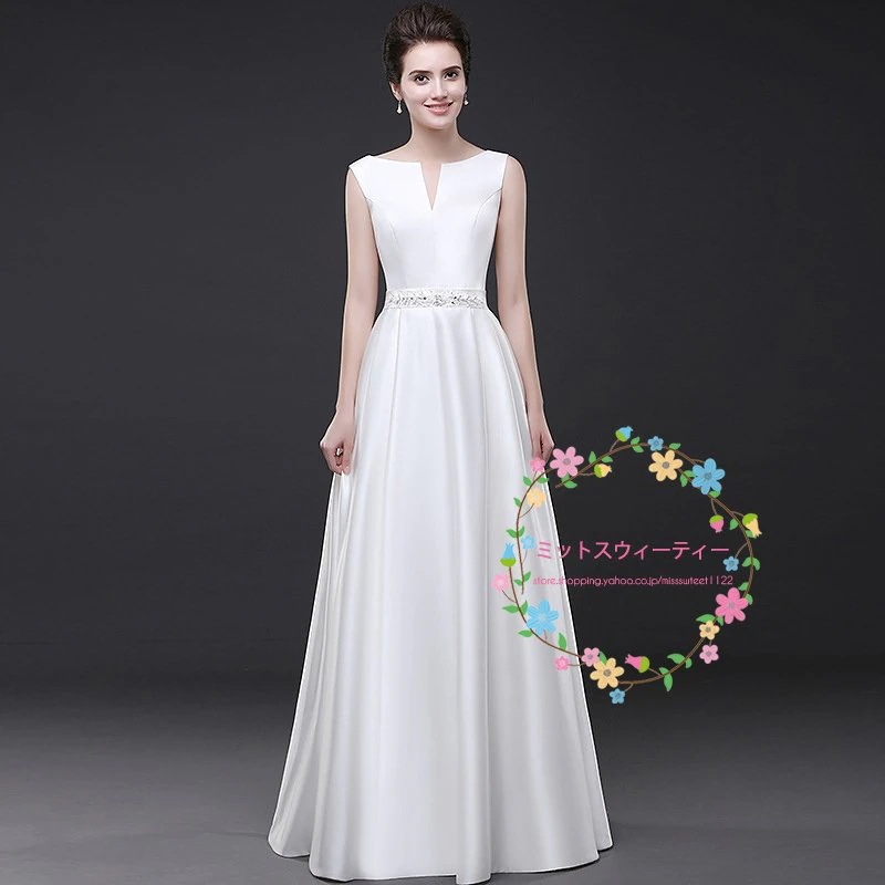 パーティードレス結婚式Aラインサテンノースリーブフォーマル上品レディース卒業式司会 パーティードレス結婚式Aラインサテンノースリーブフォーマル上品レディース卒業式司会