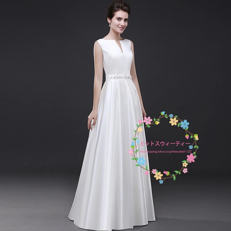 パーティードレス結婚式Aラインサテンノースリーブフォーマル上品レディース卒業式司会 パーティードレス結婚式Aラインサテンノースリーブフォーマル上品レディース卒業式司会