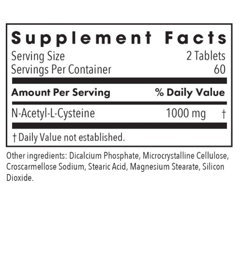 アレルギーリサーチグループ NAC N-Acetyl-L-Cysteine 120tabs アレルギーリサーチグループ NAC N-Acetyl-L-Cysteine 120tabs