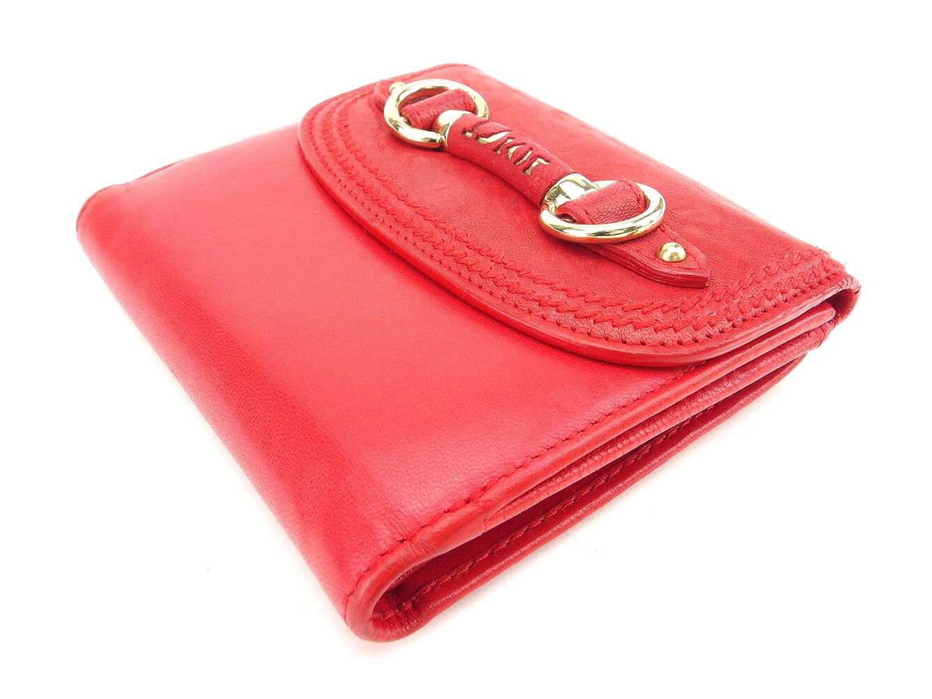 二つ折り財布 レッド レディース 中古 二つ折り財布 レッド レディース 中古