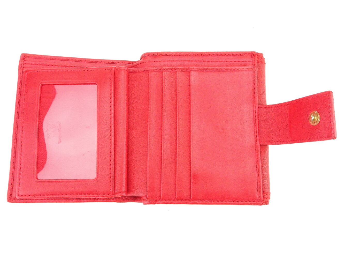 二つ折り財布 レッド レディース 中古 二つ折り財布 レッド レディース 中古