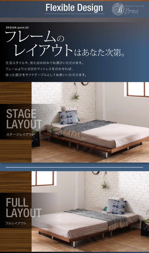 買い誠実 インテリアの壱番館ローベッド シングル 木脚タイプ〔Stone hold〕〔スタンダードボンネルコイルマットレス付き nascd.edu.bd