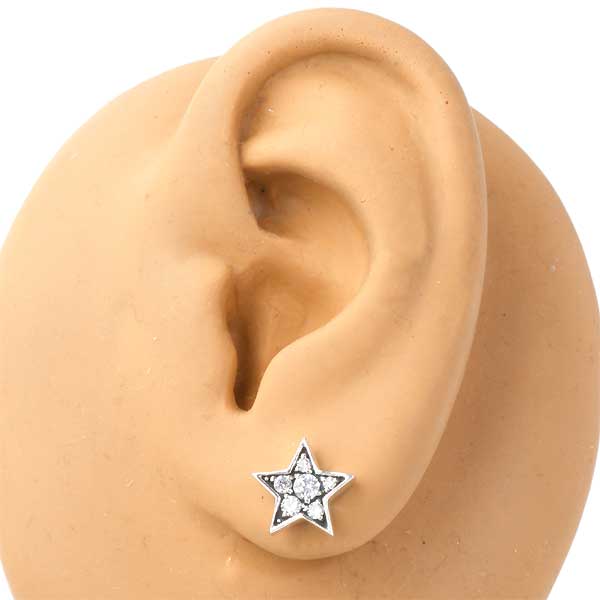 アルテミスキングス ARTEMIS KINGS ブリリアントスター シルバー スタッド ピアス アクセサリー キュービック 1個売り シルバー 925 スターリングシルバー AKE0068 アルテミスキングス ARTEMIS KINGS ブリリアントスター シルバー スタッド ピアス アクセサリー キュービック 1個売り シルバー 925 スターリングシルバー AKE0068