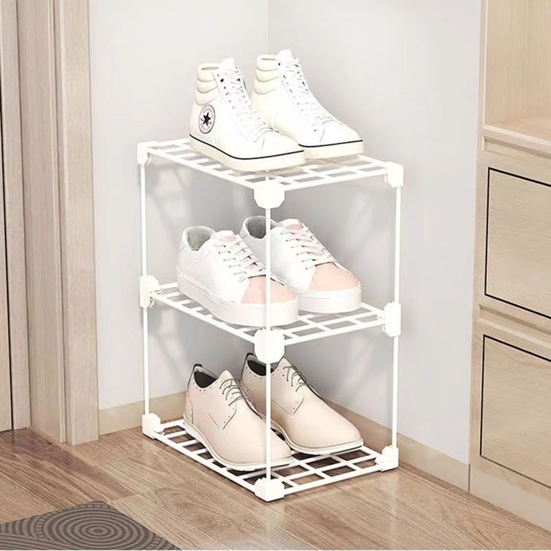 ドアのシンプルな錬鉄の靴ラック小さな隙間超狭い廊下寮の靴収納コーナーの靴のキャビネット ドアのシンプルな錬鉄の靴ラック小さな隙間超狭い廊下寮の靴収納コーナーの靴のキャビネット