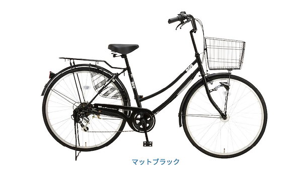 完成品 自転車 26インチ 6段変速 LEDオートライト BD2 type C 26 BDC66A