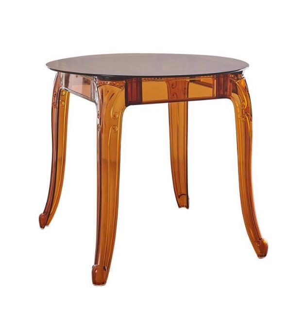 透明アクリルテーブルラウンドコーヒー家具正方形アクリルテーブルサイドテーブル丸型と正方形の透明なアクリルコーヒーテーブルアクリル結婚披露宴ラウンドガラスモダンテーブルダイニングテーブル