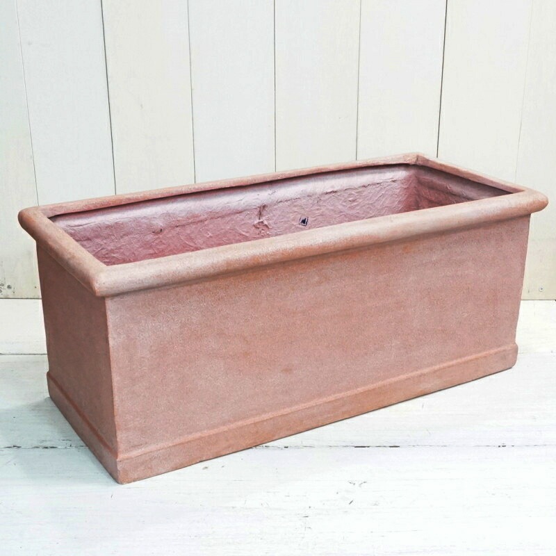 誕生日プレゼント 植木鉢 おしゃれ 大型 軽い Clタブプランターm Frp 80cm 穴あり 樹脂 横長 長方形 鉢 植木鉢 プランター カラー ベージュ Xamera Se