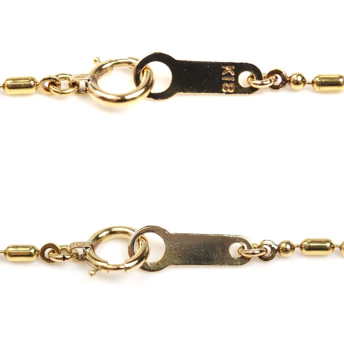 K18YG イエローゴールド ネックレス 4.1g 40cm レディース 中古 K18YG イエローゴールド ネックレス 4.1g 40cm レディース 中古