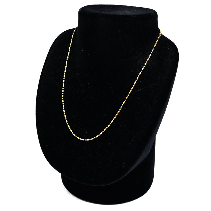 K18YG イエローゴールド ネックレス 4.1g 40cm レディース 中古 K18YG イエローゴールド ネックレス 4.1g 40cm レディース 中古