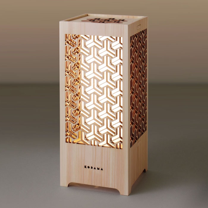 日本灯 輝 毘沙門亀甲 おしゃれなLEDスタンドライト 置き型照明 和風照明 インテリア 和柄 寝室 一人暮らし 和室 寝室