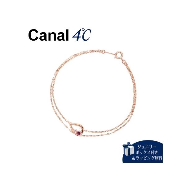カナル 4℃ Canal 4℃ ブレスレット シルバーブレスレット ロードライトガーネット キュービックジルコニア