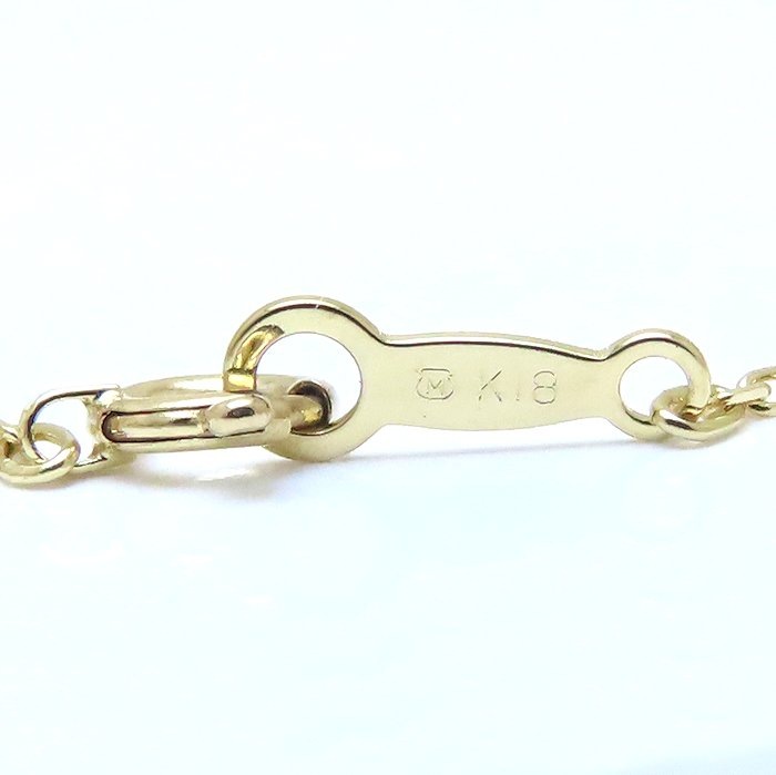 パール ネックレス 真珠 K18YG イエローゴールド/294054【中古】