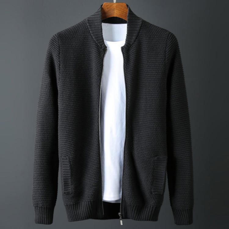 全4色 ジップアップ ニットジャケット ニット カーディガン ライトアウター パーカー 全4色 ジップアップ ニットジャケット ニット カーディガン ライトアウター パーカー