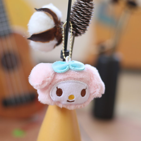 Qoo10] 新サンリオグミストラップぬいぐるみミニい